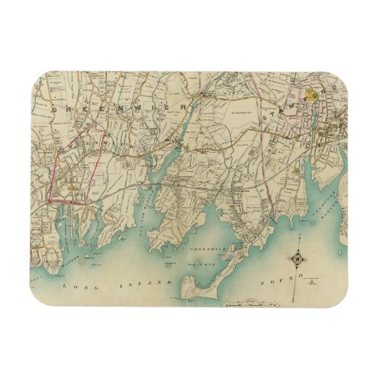 North New York City 7 Magneet (Horizontaal)