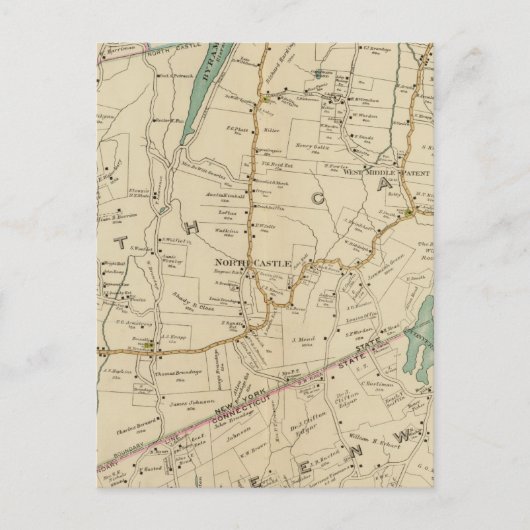 North New York City Briefkaart (Voorkant)