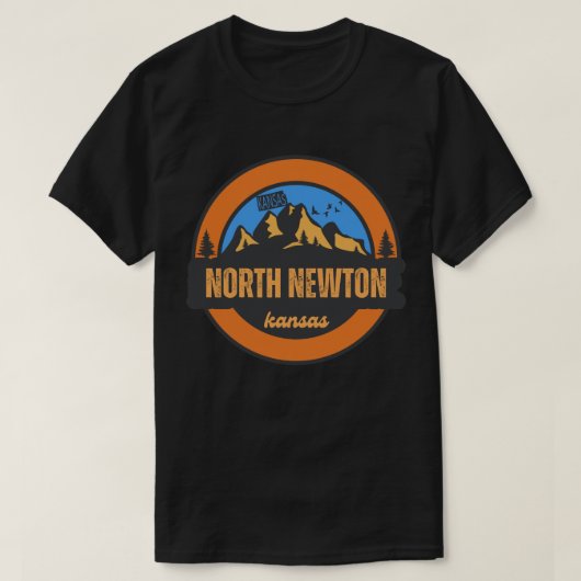 North Newton, Kansas T-shirt (Design voorkant)