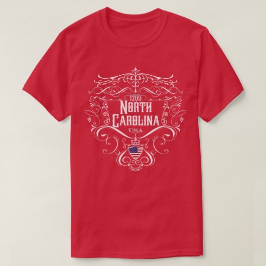 North olina ontwerp 1 t-shirt (Design voorkant)