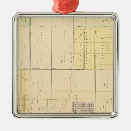 North Omaha, Nebraska Metalen Ornament (Voorkant)