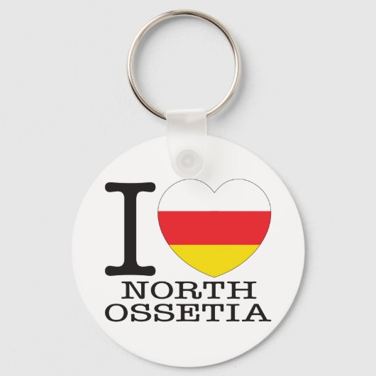 North Ossetia Love v2 Sleutelhanger (Voorkant)
