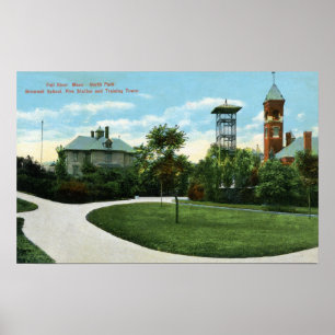 North Park Uitzicht of Brownell School, Fire Poster