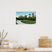 North Park Uitzicht of Brownell School, Fire Poster (Keuken)