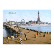North Pier in Blackpool, Engeland (1900)