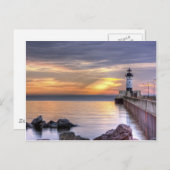 North Pier Morning Briefkaart (Voorkant / Achterkant)