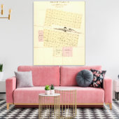 North Platte, Nebraska Canvas Afdruk (Insitu (Woonkamer))