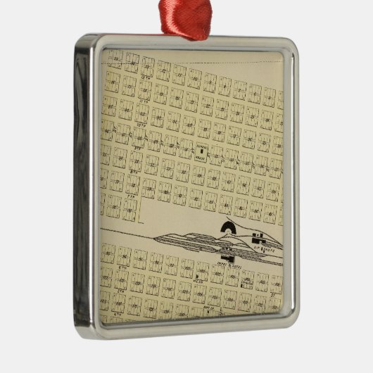 North Platte, Nebraska Metalen Ornament (Rechts)