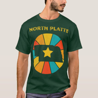 North Platte Nebraska  noodlijdend souvenir T-shirt