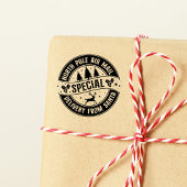 North Pole Air Mail Speciale levering Rubberstempel