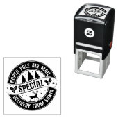 North Pole Air Mail Speciale levering Zelfinktende Stempel (In situ)