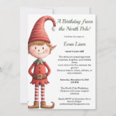 North Pole Birthday Magic | Enchanted Elf Kaart (Voorkant)