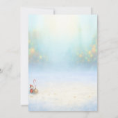 North Pole Birthday Magic | Enchanted Elf Kaart (Achterkant)