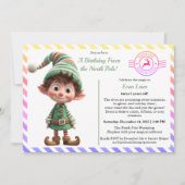 North Pole Birthday Magic | Enchanted Elf Kaart (Voorkant)