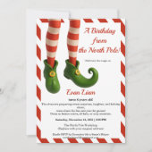 North Pole Birthday Magic | Enchanted Elf Kaart (Voorkant)