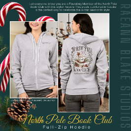North Pole Book Club Full-Zip Hoodie trui