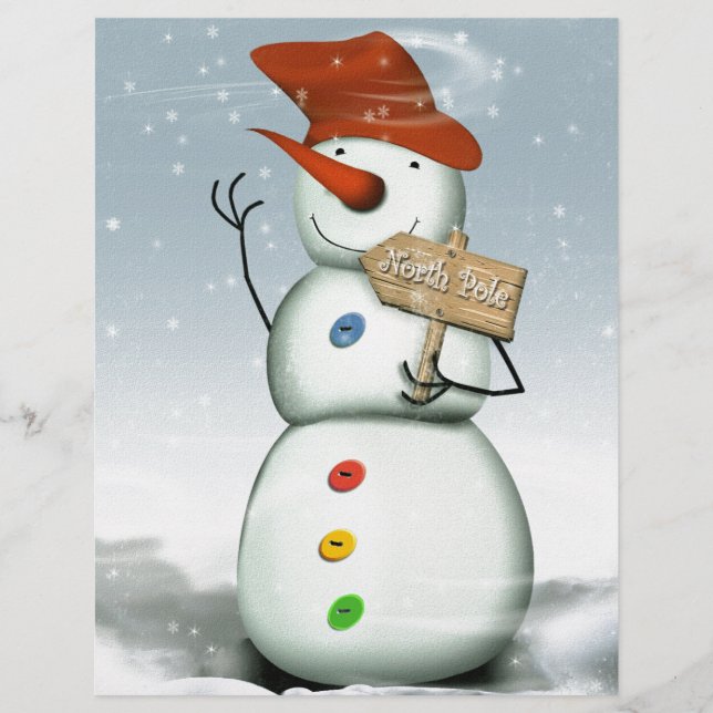 North Pole Bound Snowman (Voorkant)