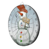North Pole Bound Snowman Dartbord (Voorkant Rechts)