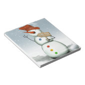 North Pole Bound Snowman Notitieblok (Schuin)