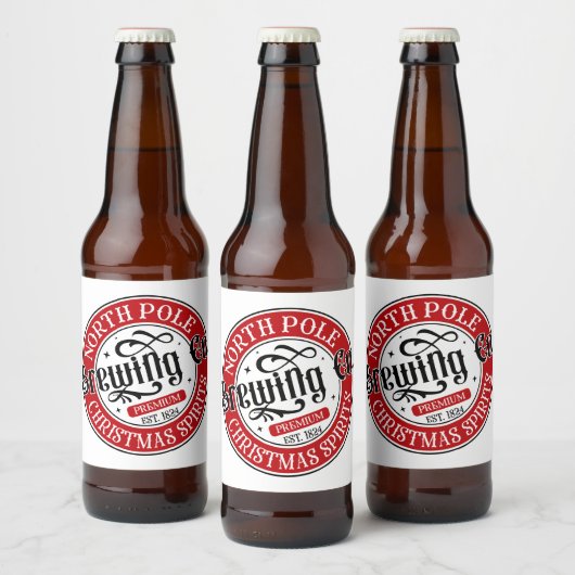 North Pole Brewing Company Bier Etiket (Flessen)