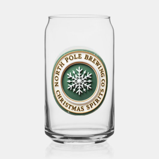 North Pole Brewing Company Blikvorm Glas (Voorkant)