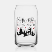 North Pole Brewing Company Blikvorm Glas (Achterkant)