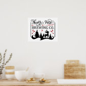 North Pole Brewing Company Poster (Keuken)
