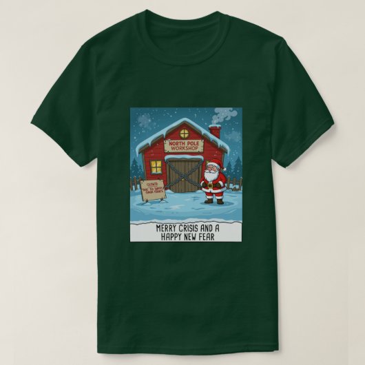 North Pole Cartoon Funny T-shirt (Design voorkant)