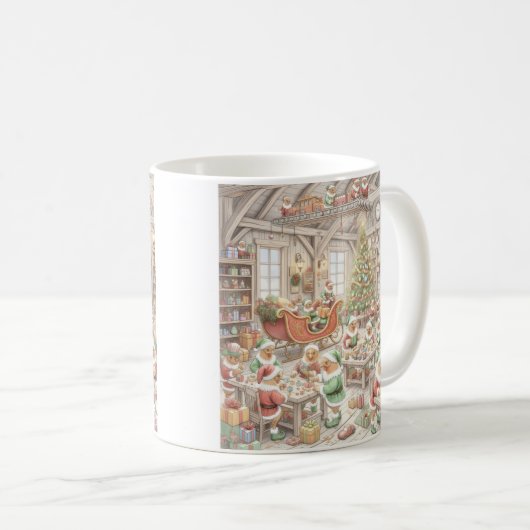 North Pole Chickens, Coffee Mug Koffiemok (Voorkant rechts)