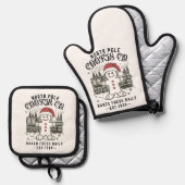 North Pole Cookie Co. Ovenwant & Pannenlap Set (Voorkant / Achterkant)