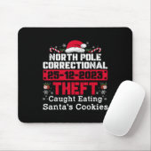 North Pole Correctional Theft betrapt op het eten Muismat (Met muis)