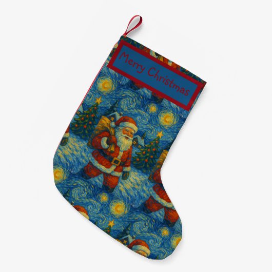 North Pole Delivery Stocking Kleine Kerstsok (Voorkant (Hangend))