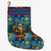 North Pole Delivery Stocking Kleine Kerstsok (Voorkant)