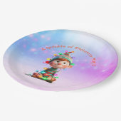 North Pole Elf Celebration | Christmas Magic Papieren Bordje (Gekanteld)