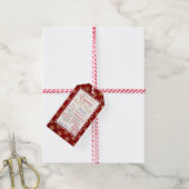 North Pole Express Delivery label. Speciale leveri Cadeaulabel (Met Touw)