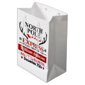 North Pole Express Gift Bag - special delivery Medium Cadeauzakje (Voorkant Gekanteld)