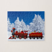 North Pole Express kersttrein Legpuzzel (Horizontaal)