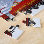 North Pole Express kersttrein Legpuzzel (Zijkant)