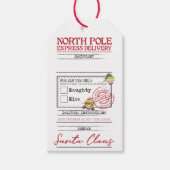 North Pole Express levering - Label Cadeaulabel (Voorkant)