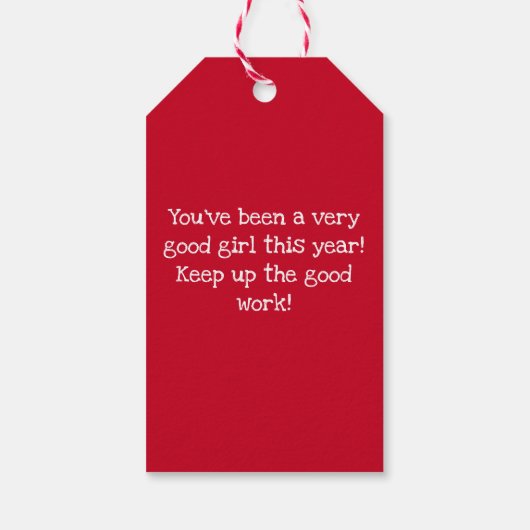 North Pole Express Mail Cadeaus van Kerstmis Cadeaulabel (Achterkant)