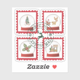 North Pole Express Mail – Christmas Sticker 
