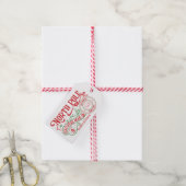 North Pole Express Mail Levering Rood Groen Cadeaulabel (Met Touw)