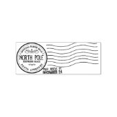 North Pole Express Santa Mail Stamp Rubberstempel (Gestempeld)