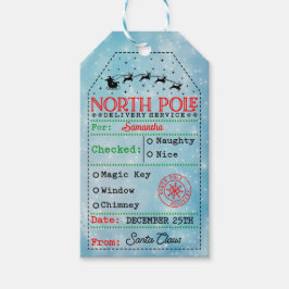 North Pole Express: Special Delivery Tag Cadeaulabel