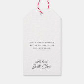 North Pole Express Speciale levering Cadeaulabel (Achterkant)