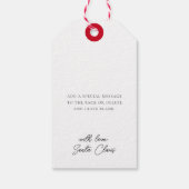 North Pole Express Speciale levering Cadeaulabel (Achterkant)