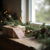 North Pole Express trein bezorgservice pakket Cadeaulabel