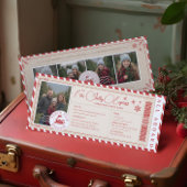 North Pole Express treinkaartje kerstfeest Kaart