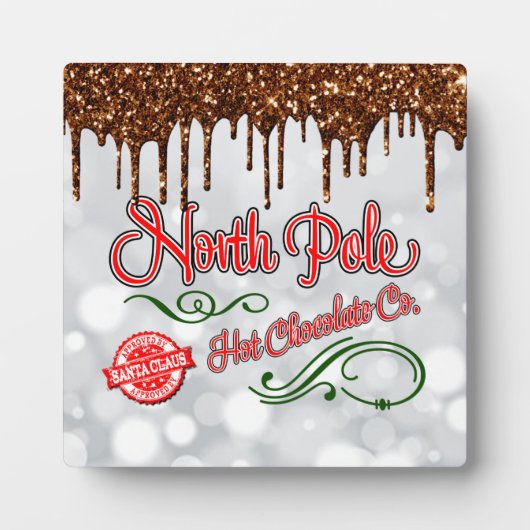 North Pole Hot Chocolade Fotoplaat (Voorkant)