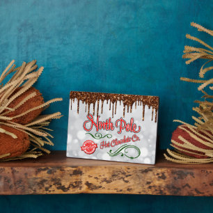 North Pole Hot Chocolade Fotoplaat